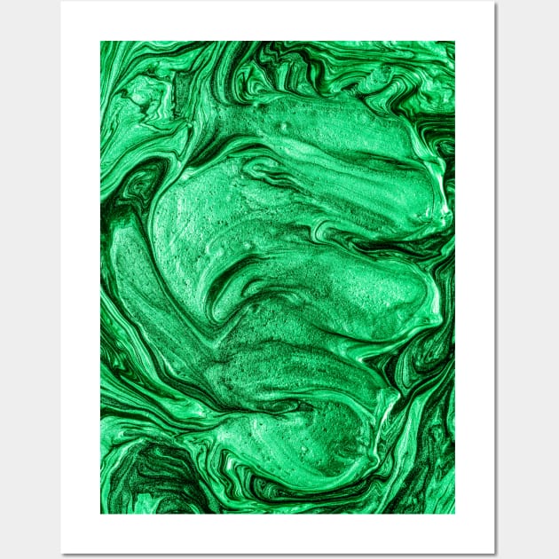 glamour 003 liquid green colors Wall Art by pASob